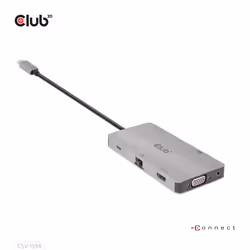 CLUB3D CSV-1594 station d'accueil USB 3.2 Gen 1 (3.1 Gen 1) Type-C Noir, Gris - Vue supplémentaire 16