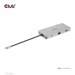 CLUB3D CSV-1594 station d'accueil USB 3.2 Gen 1 (3.1 Gen 1) Type-C Noir, Gris - Vue supplémentaire 4