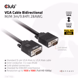 CLUB3D CAC-1703 câble VGA