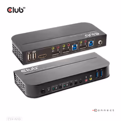CLUB3D CSV-7210, 4096 x 2160 pixels, 4K Ultra HD, 12 W, Noir