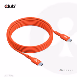 CLUB3D CAC-1573 câble USB 2 m USB4 Gen 2x2 USB C Rouge
