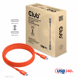 CLUB3D CAC-1573 câble USB 2 m USB4 Gen 2x2 USB C Rouge - Vue supplémentaire 5