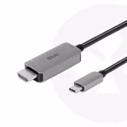 CLUB3D CAC-1587 changeur de genre de câble USB Gen2 Type-C HDMI Type A (Standard) Noir