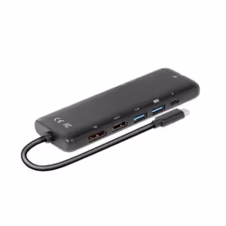 CLUB3D CSV-1597 station d'accueil USB 3.2 Gen 1 (3.1 Gen 1) Type-C Noir