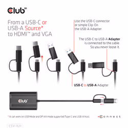 CLUB3D CSV-1611 adaptateur graphique USB 3840 x 2160 pixels Noir - Vue supplémentaire 10