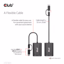 CLUB3D CSV-1611 adaptateur graphique USB 3840 x 2160 pixels Noir - Vue supplémentaire 11