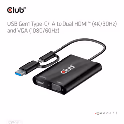 CLUB3D CSV-1611 adaptateur graphique USB 3840 x 2160 pixels Noir - Vue supplémentaire 14