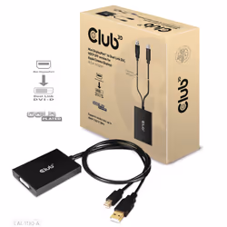CLUB3D CAC-1130-A, 0,6 m, DVI-D, Femelle, Mâle, Droit, Droit