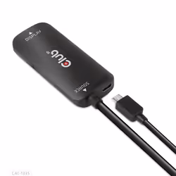 CLUB3D CAC-1335, 1 m, HDMI + USB, DisplayPort, Mâle, Femelle