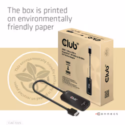 CLUB3D CAC-1335 câble vidéo et adaptateur 1 m HDMI + USB DisplayPort - Vue supplémentaire 17