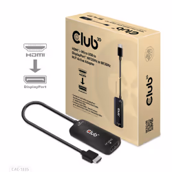 CLUB3D CAC-1335 câble vidéo et adaptateur 1 m HDMI + USB DisplayPort - Vue supplémentaire 9