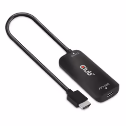 CLUB3D CAC-1336 câble vidéo et adaptateur 1 m HDMI + USB USB Type-C Noir