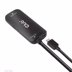 CLUB3D CAC-1336 câble vidéo et adaptateur 1 m HDMI + USB USB Type-C Noir - Vue supplémentaire 7