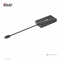CLUB3D CSV-1598 station d'accueil USB 3.2 Gen 2 (3.1 Gen 2) Type-C Noir - Vue supplémentaire 4