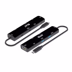 CLUB3D CSV-1599 station d'accueil USB 3.2 Gen 1 (3.1 Gen 1) Type-C Noir - Vue supplémentaire 4
