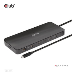 CLUB3D CSV-1581 station d'accueil Thunderbolt 4 Noir