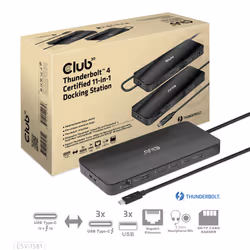 CLUB3D CSV-1581 station d'accueil Thunderbolt 4 Noir - Vue supplémentaire 7