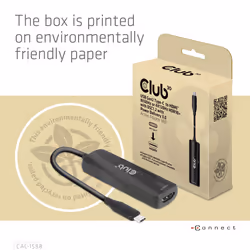 CLUB3D CAC-1588 câble vidéo et adaptateur 0,17 m USB Type-C HDMI Noir - Vue supplémentaire 11