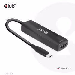 CLUB3D CAC-1588 câble vidéo et adaptateur 0,17 m USB Type-C HDMI Noir - Vue supplémentaire 4