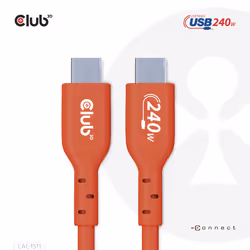 CLUB3D CAC-1511 câble USB 1 m USB 2.0 USB C Orange - Vue supplémentaire 10