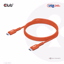 CLUB3D CAC-1511 câble USB 1 m USB 2.0 USB C Orange - Vue supplémentaire 11