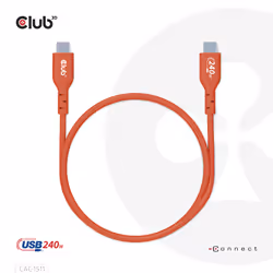 CLUB3D CAC-1511 câble USB 1 m USB 2.0 USB C Orange - Vue supplémentaire 13