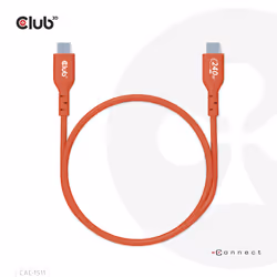 CLUB3D CAC-1511 câble USB 1 m USB 2.0 USB C Orange - Vue supplémentaire 4