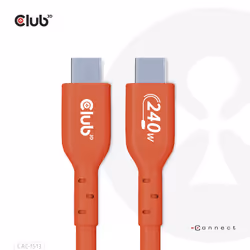 CLUB3D CAC-1513 câble USB 3 m USB 2.0 USB C Orange