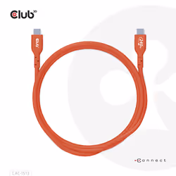 CLUB3D CAC-1513 câble USB 3 m USB 2.0 USB C Orange - Vue supplémentaire 5