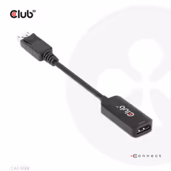CLUB3D CAC-1088 câble vidéo et adaptateur 0,21 m DisplayPort HDMI Noir - Vue supplémentaire 7