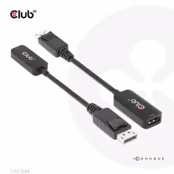 CLUB3D CAC-1088 câble vidéo et adaptateur 0,21 m DisplayPort HDMI Noir - Vue supplémentaire 8