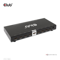 CLUB3D CSV-1383 répartiteur vidéo HDMI 8x HDMI