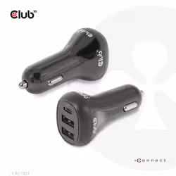 CLUB3D USB KFZ-Ladegerät 1xUSB C 2xUSB A 36W 12/24V retail - Vue supplémentaire 8