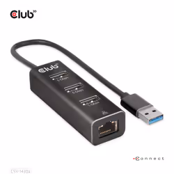 CLUB3D CSV-1430a Avec fil USB 3.2 Gen 1 (3.1 Gen 1) Type-A Noir