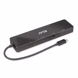 CLUB3D CSV-1584, Avec fil, USB 3.2 Gen 2 (3.1 Gen 2) Type-C, 100 W, 1000 Mbit/s, Noir