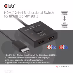 CLUB3D CSV-1384 commutateur écran, clavier et souris - Vue supplémentaire 6