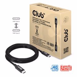 CLUB3D CAC-1579 câble USB 3 m USB4 Gen 3x2 USB C Noir - Vue supplémentaire 4