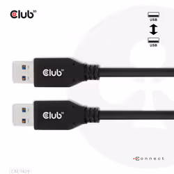 CLUB3D CAC-1409 câble USB 0,5 m USB 3.2 Gen 2 (3.1 Gen 2) USB A Noir - Vue supplémentaire 7