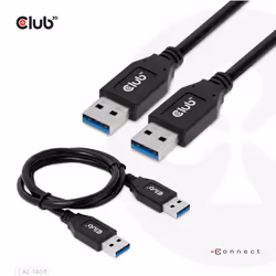 CLUB3D CAC-1409 câble USB 0,5 m USB 3.2 Gen 2 (3.1 Gen 2) USB A Noir - Vue supplémentaire 8