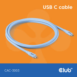 CLUB3D CAC-3003 câble USB USB4 Gen 3x2 2 m USB C Bleu