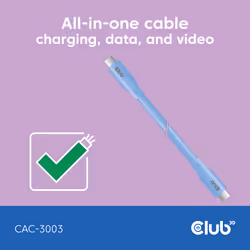 CLUB3D CAC-3003 câble USB USB4 Gen 3x2 2 m USB C Bleu