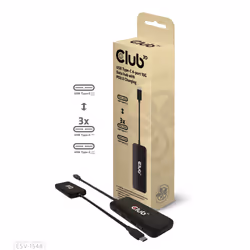 CLUB3D CSV-1548 hub & concentrateur