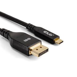 CLUB3D USB TYPE-C TO DISPLAYPORT DP80 BIDIRECTIONAL VESA CERTIFIED CABLE 1M/3.28 FT - Kabel - Digital/Daten câble USB