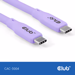 CLUB3D CAC-3004 câble USB USB4 Gen 2x2 2 m USB C Violet - Vue supplémentaire 6