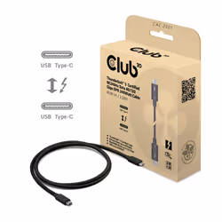 CLUB3D CAC-2501, Mâle, Mâle, 1 m, Noir, 120 Gbit/s