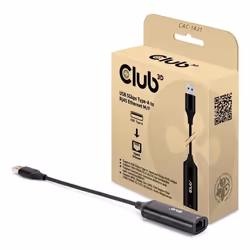 CLUB3D CAC-1421 changeur de genre de câble USB Type-A RJ45 Noir - Vue supplémentaire 2