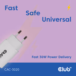 CLUB3D CAC-3020 unité d'alimentation d'énergie 30 W