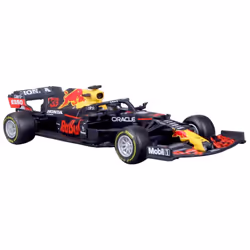 BBURAGO 18-38055V, Modèle de voiture de sport, Pré-assemblé, 1:43, Red Bull RB16B, Garçon, Noir, Rouge, Jaune