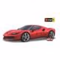 Voiture Miniature de Collection - BBURAGO - Ferrari 296 GTB - Échelle 1/43 - Rouge - Modèle 36055R