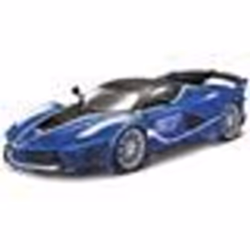 Voiture Miniature de Collection - BBURAGO 1/18 - FERRARI FXX-K Evoluzione - Blanc / Bleu / Noir - 2018